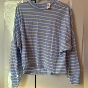 Cute stripped aerie cropped top